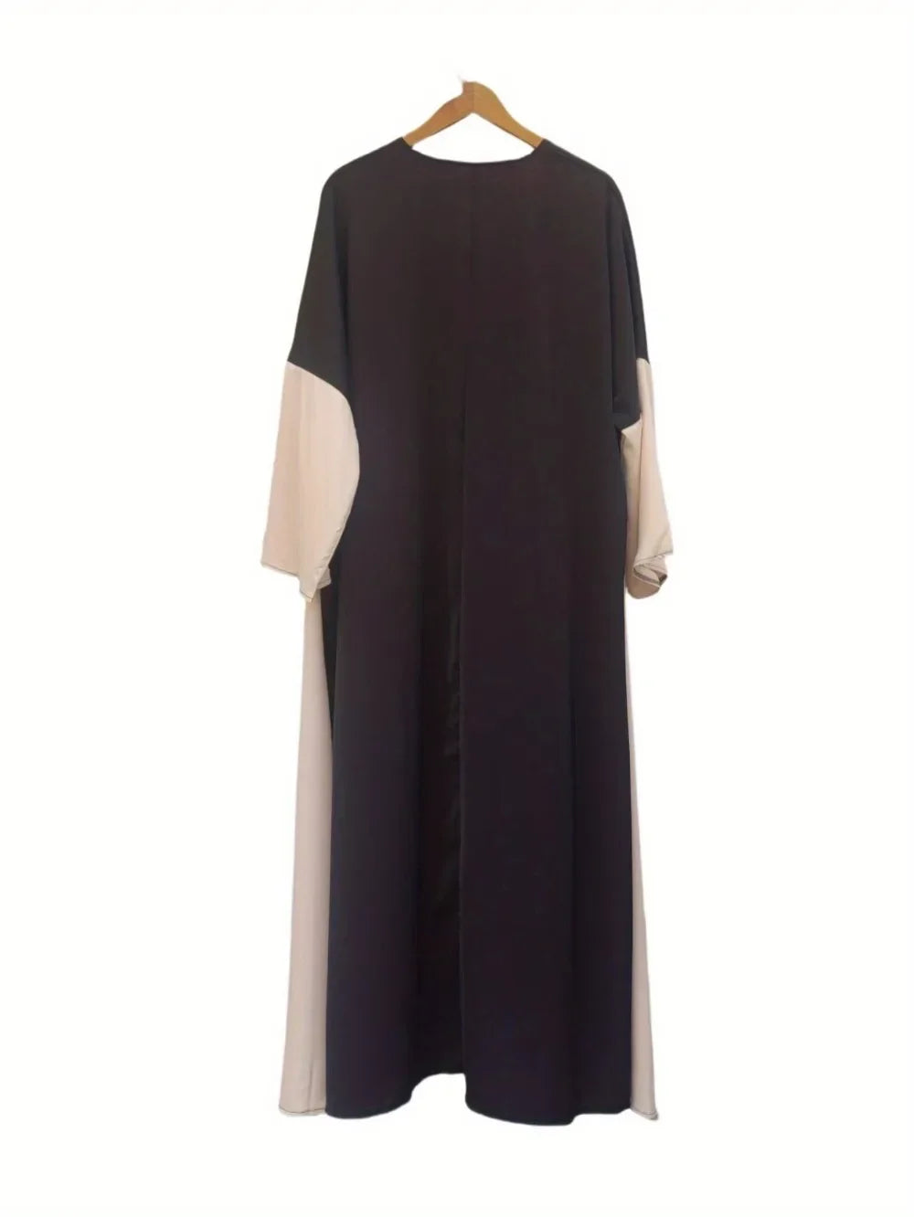 Middle-East Ethnic Clothing Loose Open Front Abaya Muslim Women Abayas Casual Kaftans Islamic Full Sleeve Maxi Dresses Jilbabs.