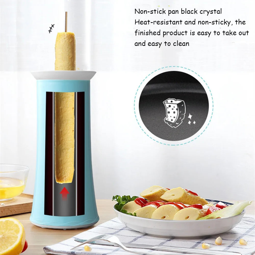 5-in-1 Automatic Egg Cooker Machine - Omelette/Tamagoyaki/Egg Roll Maker for Breakfast with Compact Design .
