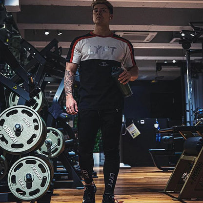 LYFT PIPING STRETCH HOSEN Herren Jogginghose Laufsport Jogging Hosen Männer Hosen Trainingsanzug Gym Fitness Bodybuilding Männer Hosen.