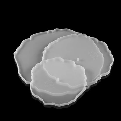 Three-Layer Fruit Dish Epoxy Resin Mold Tea Tray Silicone Molds Storage Tray Mould For DIY UV Resin Coaster Accessories