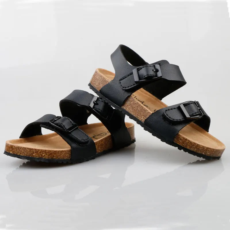 Kids Sandals Toddler Girl Shoes Boys Sandal Casual Shoes Unisex Soft Leather Girls Sandals Summer Kids Shoes 1-3 4-6 Year Old.