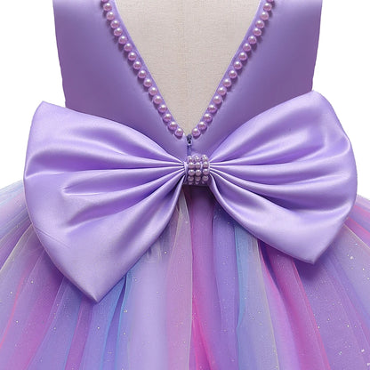 Neues elegantes Kleid für Mädchen Baby 1. Geburtstag Partykleid Säuglingskleid Mädchen Weihnachten Hochzeit Prinzessin Kleid Kind Festliches Kleid.