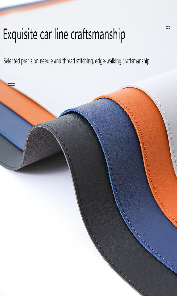 white mousepad Portable Mouse pad large Gaming Waterproof Non-slip PU Suede Desk Mat Computer Keyboard desk pad Mats.