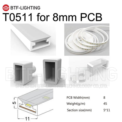 SK6812RGBW LED Neon Rope Tube WS2811 WS2812B WS2813 Flexible LED Strip Light Silica Gel Soft Lamp Tube 1m - 5m IP67 Waterproof