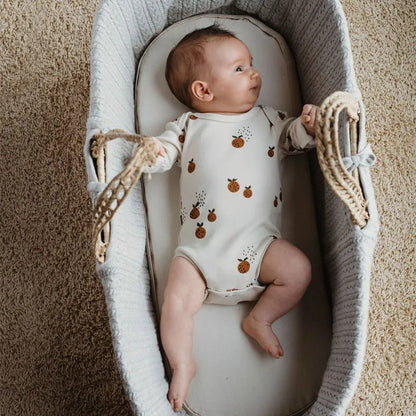 Neugeborenen Baby Mädchen Onesie Little Clementine Body Kleinkind Kinder Jungen Langarm Baumwolle Zwillinge Einteilige Baby Kleidung 0-24M.