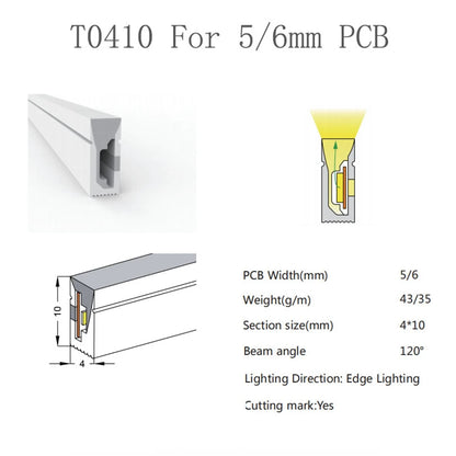 LED Silicone Tube Flexible Neon Soft Lights For SK6812 WS2812B WS2811 DIY Christmas Holiday Decoration Strip Light Tape Rope.