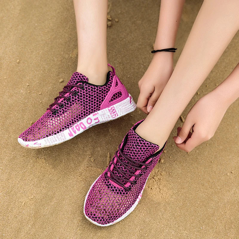Hight Quality Summer Mens Beach Shoes Outdoor Sandals Air Mesh Sneaker Fashion Women Foam Sport Aqua Footwear Water Light Weight.