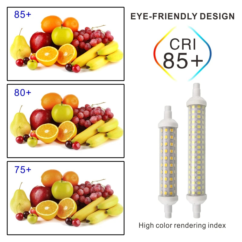R7S LED 78 mm 118 mm 135 mm r7s Glühbirne 6 W 9 W 12 W SMD 2835 Lampada LED-Lampe 220 V Maislicht Energiesparend Ersetzen Sie das Halogenlicht.