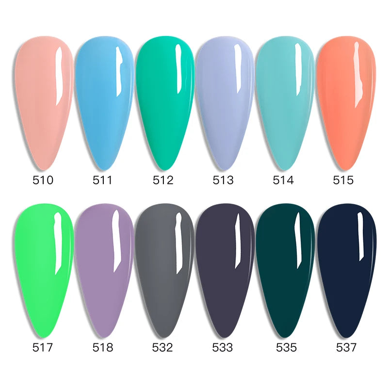 Ibdgel 12 Colors 15ML Nail Gel Polish Nail Accessories Semi-permanent Varnish Nail Art Nail Soak Off LED UV Gel Nail Venalisa