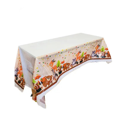 Waldtiere Party Dschungel Safari Geburtstag Party Dekor Waldkreaturen Dschungel Tier Wald Partyzubehör Babyparty.