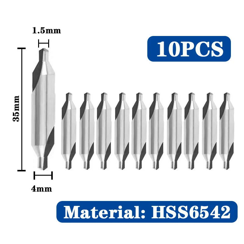 Hss Mittel bohrer für Metall 6 stücke Mittel bohrer Set Bohrloch zentrieren Bohrer Fräser Bohrer Set m35 Cen terin for bohren