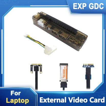 EXP GDC for Laptop External Graphics Card Notebook PCIE Dock Video Card Optional Mini PCI-E NGFF M.2 A E Key Expresscard.