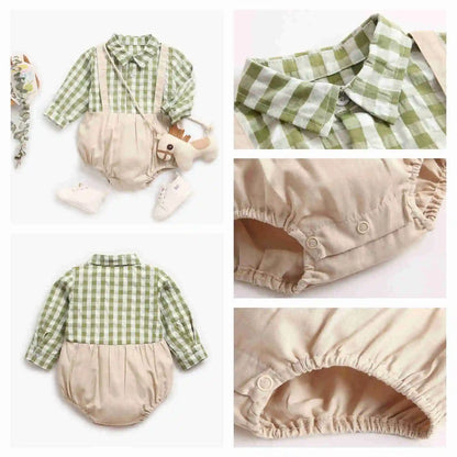 Sanlutoz Herbst Baby Jungen Bodys Kleinkind Kleidung Onesies Mode Langarm.