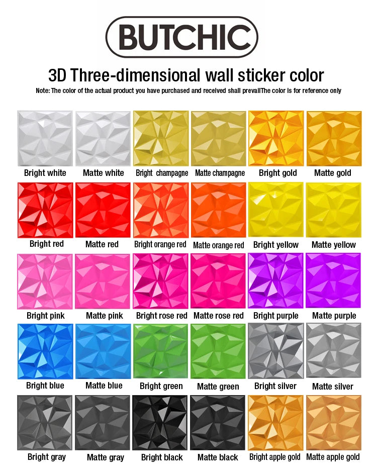 30x30cm Waves 3D Wall Panel wave Diamond Design Non self-adhesive plastic tile 3D wall sticker living room Bathroom wall paper