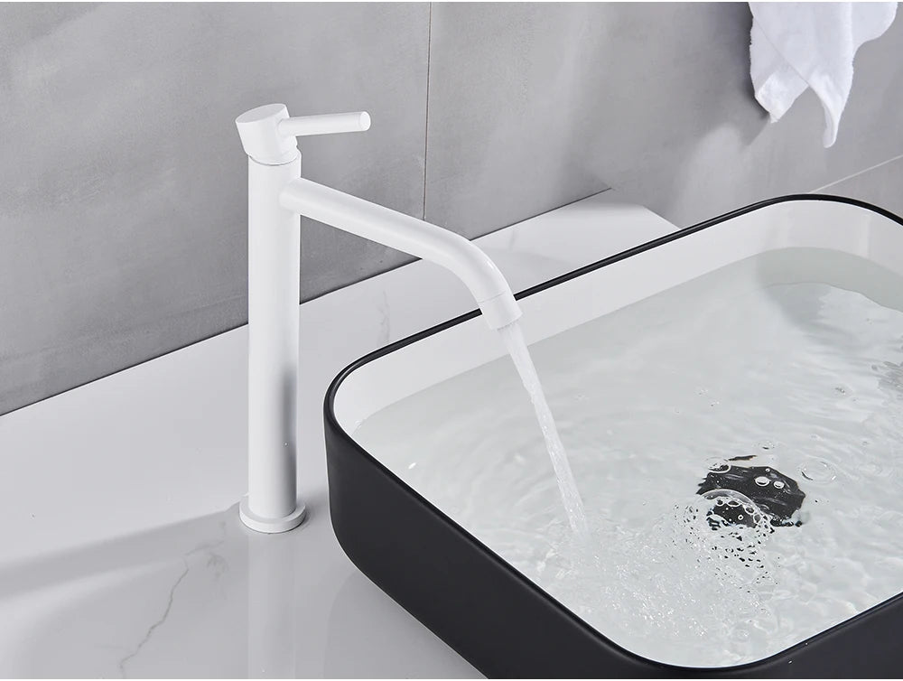 Black Basin Faucet Bathroom Washbasin Water Mixer Tap Hot Cold Water Basin Sink Tap Bathroom Faucet Tap Brushed Gold Faucet