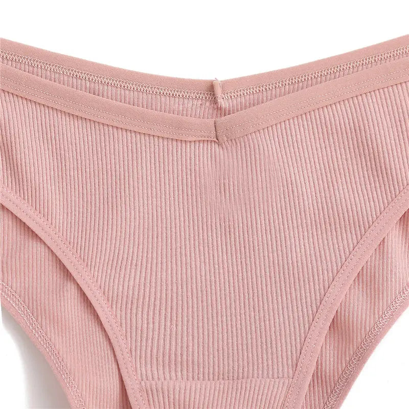 FINETOO 4Pcs/Set M-4XL Cotton Panties Female Underpants Sexy Panties for Women Briefs Underwear Plus Size Pantys Lingerie.