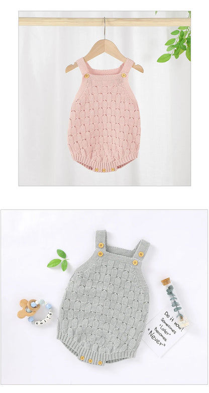 Baby Bodys Kleidung Fashion Solid Strick Neugeborenen Bebes Körper Anzüge Tops für Infant Jungen Mädchen Overalls Outfit Ein Stück Tragen.