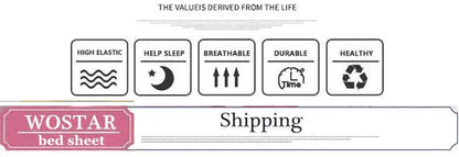 WOSTAR Waterproof mattress protector cover single double bed twin full queen king size elastic fitted sheet style protection pad