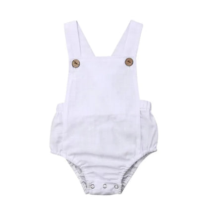 0-3y Baby Sommerkleid ung Neugeborene Baby Boy Mädchen Baumwolle Bodysuit gestreift solide lässige Overall Outfits Sonnen anzug.