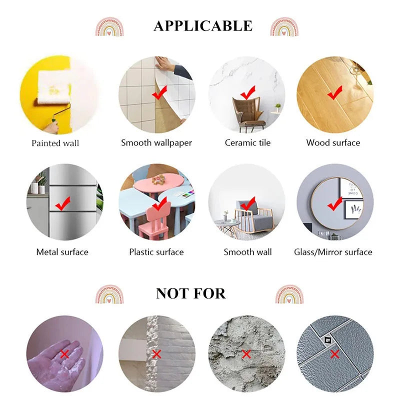 Cute Bear Moon Star Wall Stickers for Kids Rooms Girls Boys Baby Room Decoration Kawaii Cartoon Animal Nursery Wallpaper Vinyl