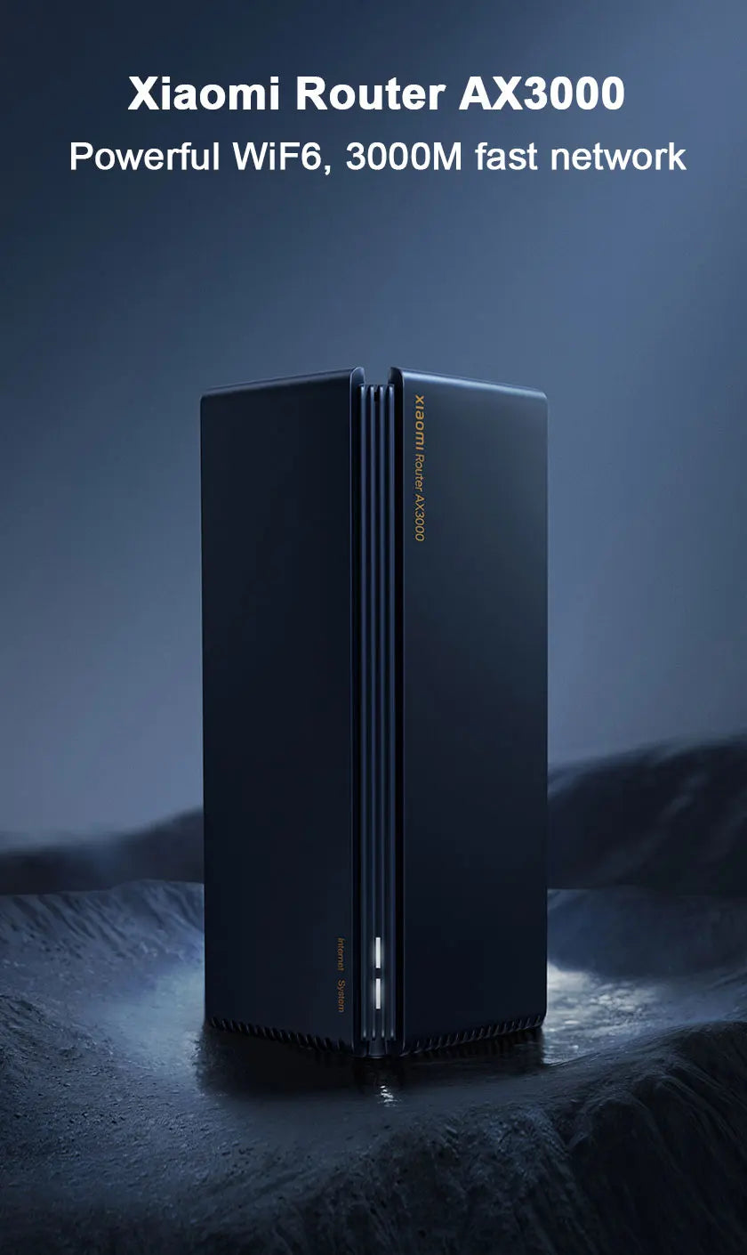 Xiaomi Router AX3000 Mesh Wifi6 2.4G 5.0 GHz Full Gigabit 5G WiFi Repeater 4 Antennas Network Extender Mesh Routers.