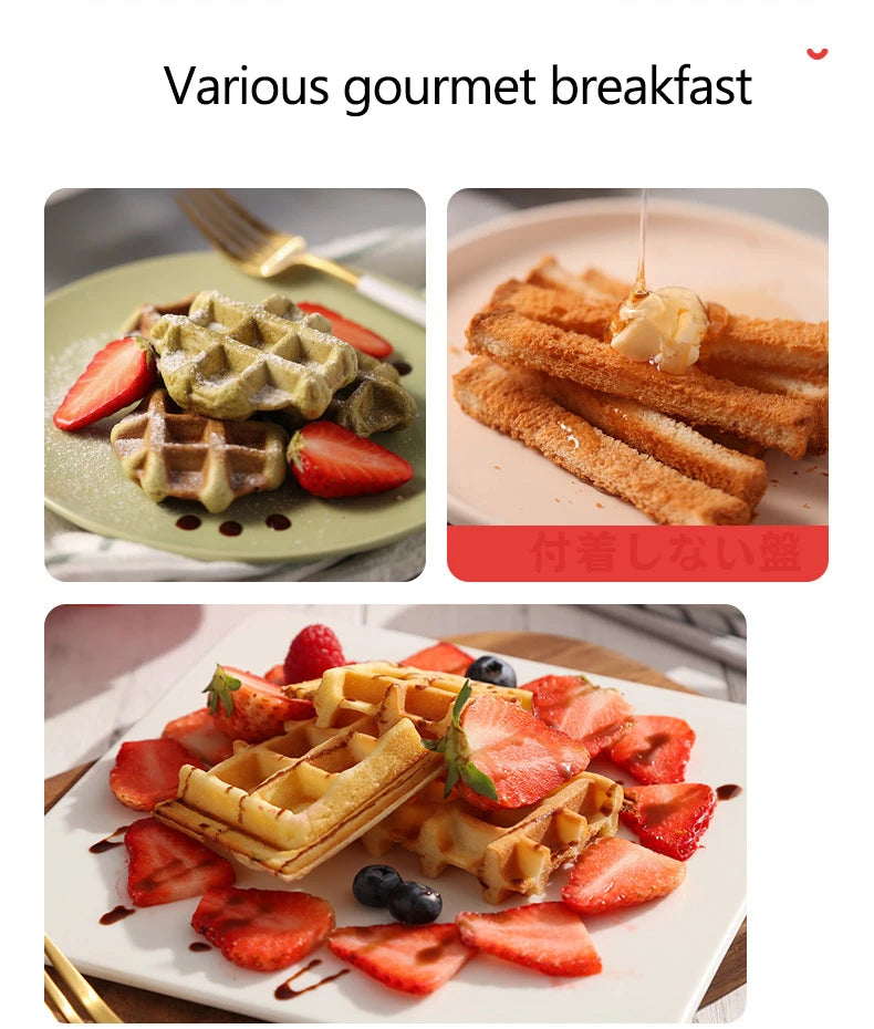 220V Electric Sandwich Maker Timed Waffle Maker Toaster Baking Multifunction Breakfast Machine takoyaki Pancake Sandwichera 600W.