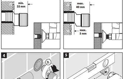 Black Thermostatic Shower Faucet Set For Bathroom Smart Display Hot Cold Water Mixer Tap Wall Mounted Rainfall System With Bidet