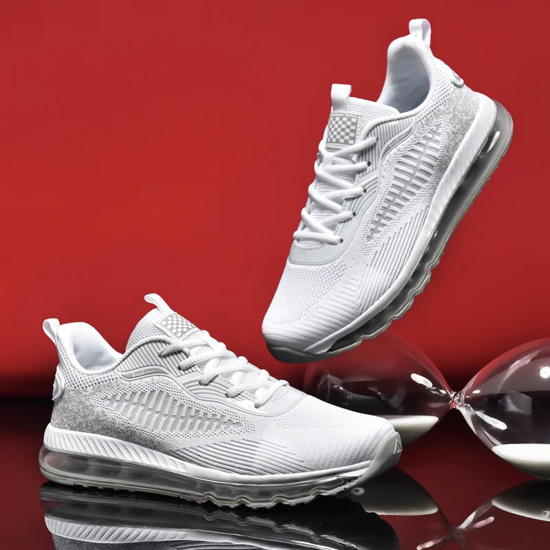Breathable Quality Unique Light Outdoor Fashion Sneakers Weight Men Sport Air Cushion Running Casual Walking Shoes.