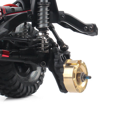 INJORA Heavy Brass Counterweight Portal Drive Housing Bumper Holder Axle Mount for RC Crawler TRX4 TRX-4 TRX6 Upgrade Parts
