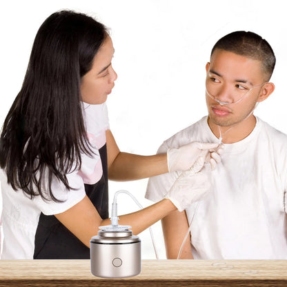 Portable 5000PPB Nano High Rich Hydrogen Water Generator Bottle ORP Alkaline Electrolysis Ionizer Anti-Aging Can Breathe Pure H2