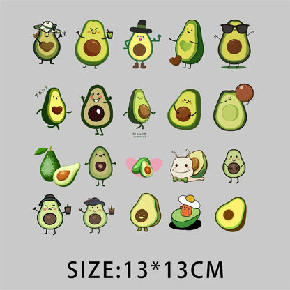 Cartoon Pflanze Blumen Aufkleber Wärmeübertragung PVC Patch Hitzeempfindliche Patches Bügelaufkleber auf Kleidung DIY Applikationen