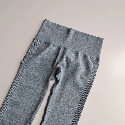 Nahtlose Damen-Leggings mit hoher Taille, schnell trocknend, elastisch, für Yoga, Fitness, Fitnessstudio, Jogginghose, Push-up-Leggings, Sportbekleidung