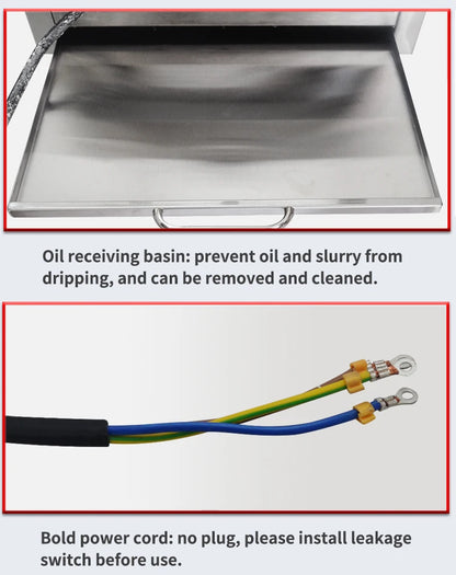 XEOLEO Taiyaki Maker Fish Waffle Machine Fish Cake Baking Machine 6 Pcs Fish Ice Cream Waffle Maker 3000W Non-stick Pan.