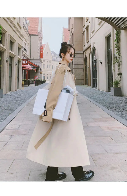 Graben Frauen S-3XL Design Patchwork Kleidung Outwear Alle-spiel Stilvolle Beliebte Neueste Weibliche Herbst Ins Mode Femme Einfache Gemütliche