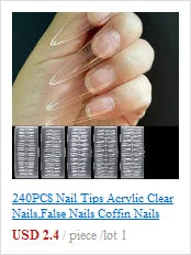 NATURAL CLEAR /WHITE 3 COLORS STILETTO FALSE NAIL TIPS, 500PCS FRENCH FAKE NAIL TIPS NAIL ART ACRYLICS ARTIFICIAL DIY NAIL TIPS.