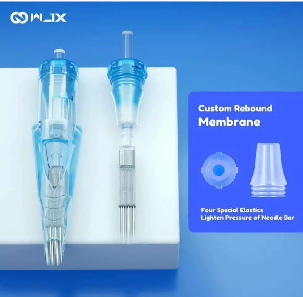 20pcs WJX RS Cartridge Tattoo Needles DragonHawk Sterilized Permanent Makeup Machine Microblading Tattoo Needles Supplies.