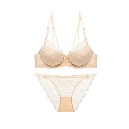 OEM ODM Manufacturers Sell Well Latest New Design Embroidery Lady Underwear Panty Bras in Stock.