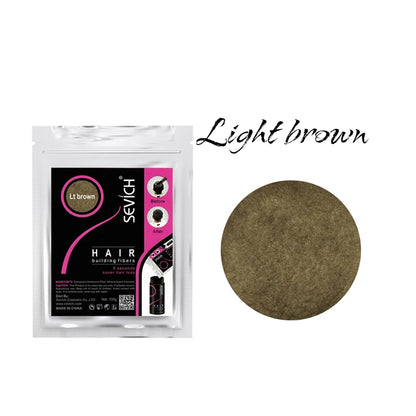 Hair Fibers Hair Building Keratin Powder Hair Color Volume Product Care Treatment Black/Dark Brown 300g Refill.