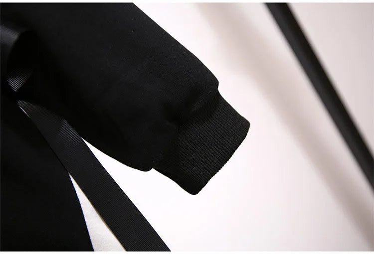 150Kg Plus Größe frauen Herbst Lose Oansatz Sweatshirts Fehlschlag 157cm 6XL 7XL 8XL 9XL 10XL Beiläufige Lange-ärmeln Gefälschte Zwei-stück Top