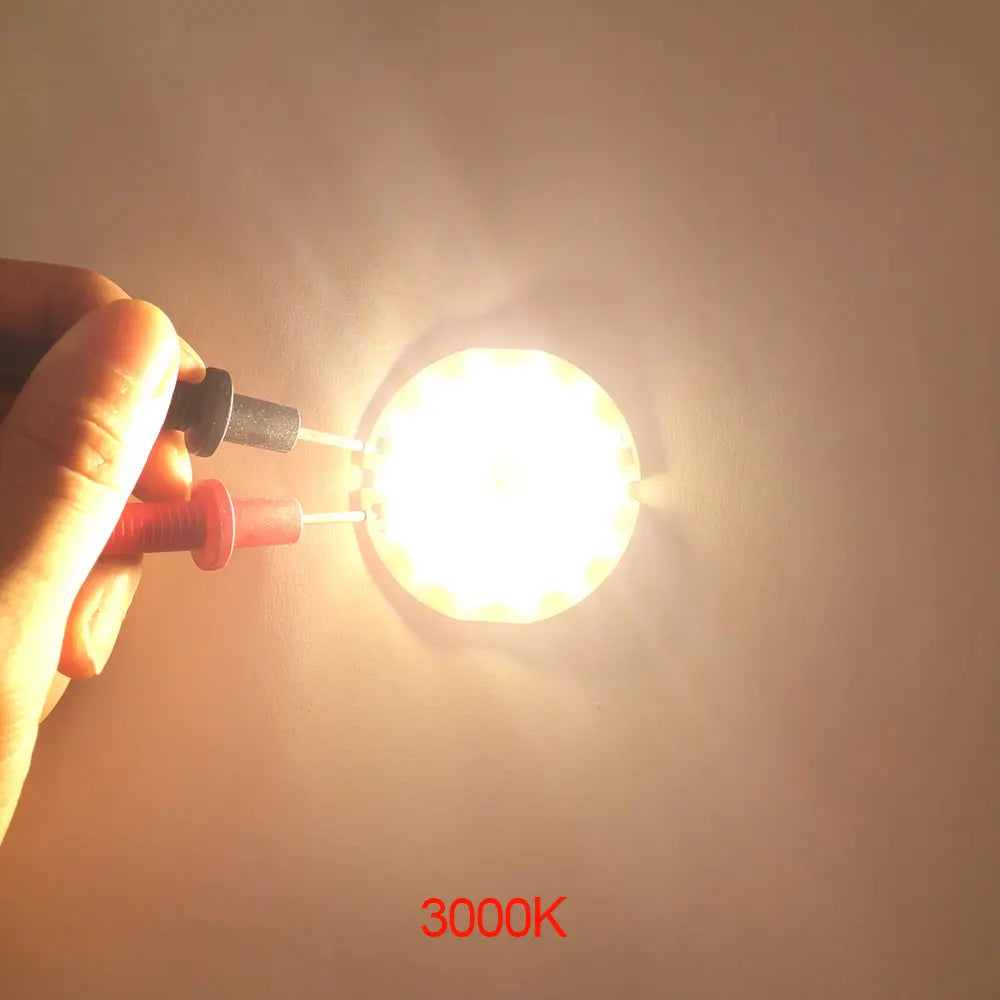 3V LED-Licht, 50 mm Durchmesser, runder COB-Chip, Doppelring-LED-Lampe, 3,7 V, 5W LED-Birne für DIY-Arbeitsscheinwerfer, Hausdekor-Beleuchtung