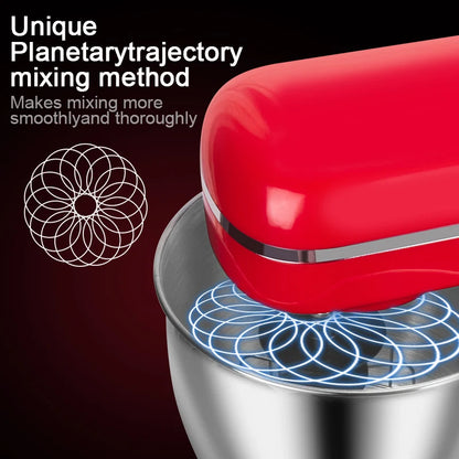 Kitchen Food Processor With Juicer Meat Grinder Chopper Stand Cream Egg Whisk Mixer  Blender Cake Dough Bread Maker Machine.