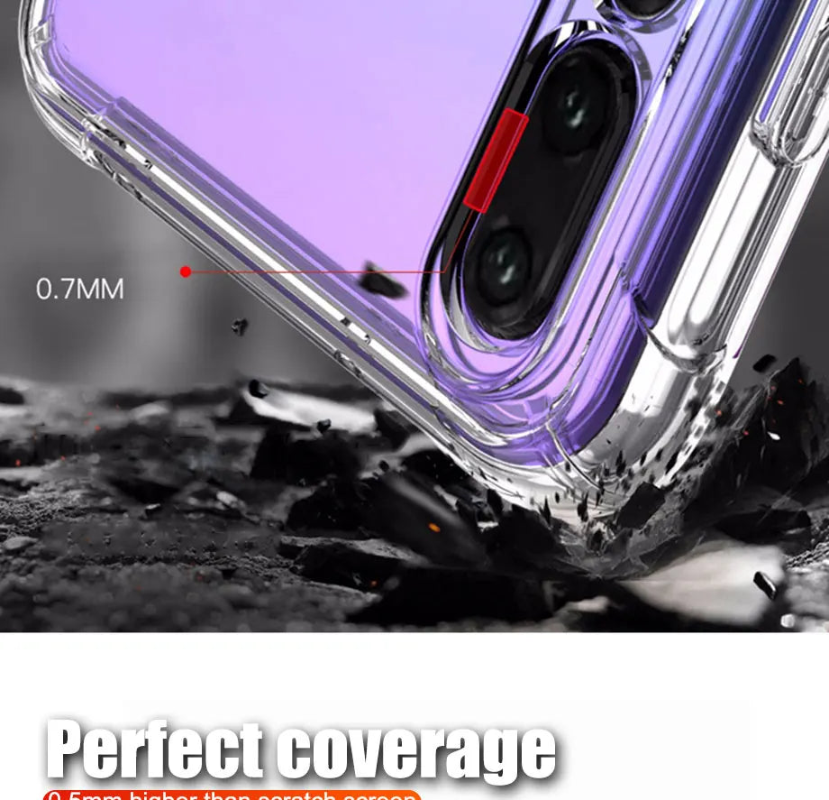 Luxury Soft Case For Huawei P20 P30 Lite Pro Protective Transparent Case Mate 20 30 Lite Honor 20 Lite pro Silicone Back Cover.