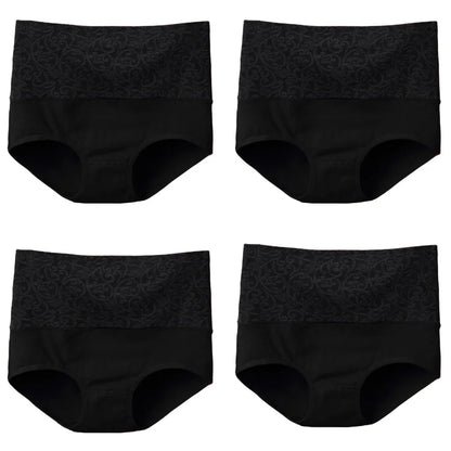 Underwear for Women Cotton High Waist Panties Tummy Control Briefs Ladies Panty Full Coverage Female Lingerie Stretch Underpants.