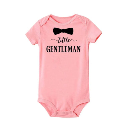 Kleine Gentleman Lustige Neugeborene Baby Sommer Strampler Infant Körper Kurzarm Baby Overall Kind Junge Mädchen Neue Geboren Body Kleidung.