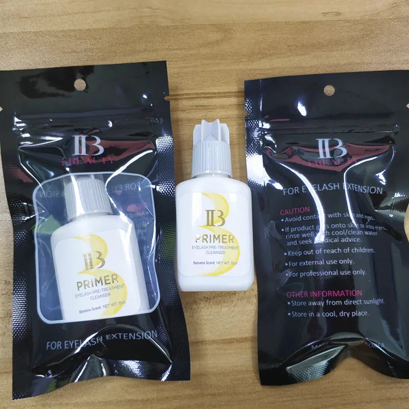 15ml ibeauty Primer for Eyelash Extensions Glue Application Korea Professional Clear Primer Makeup Tool 10 bottles.