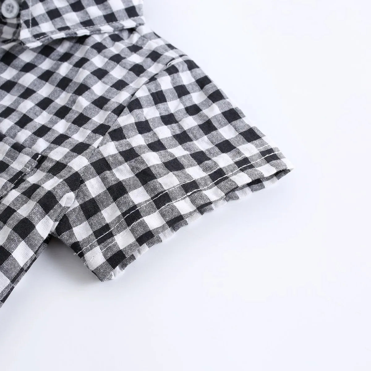 Sanlutoz Sommer Baby Jungen Bodys Baumwolle Baby Kleidung Plaid Mode Kurzarm Kleinkinder Kleidung Casual.