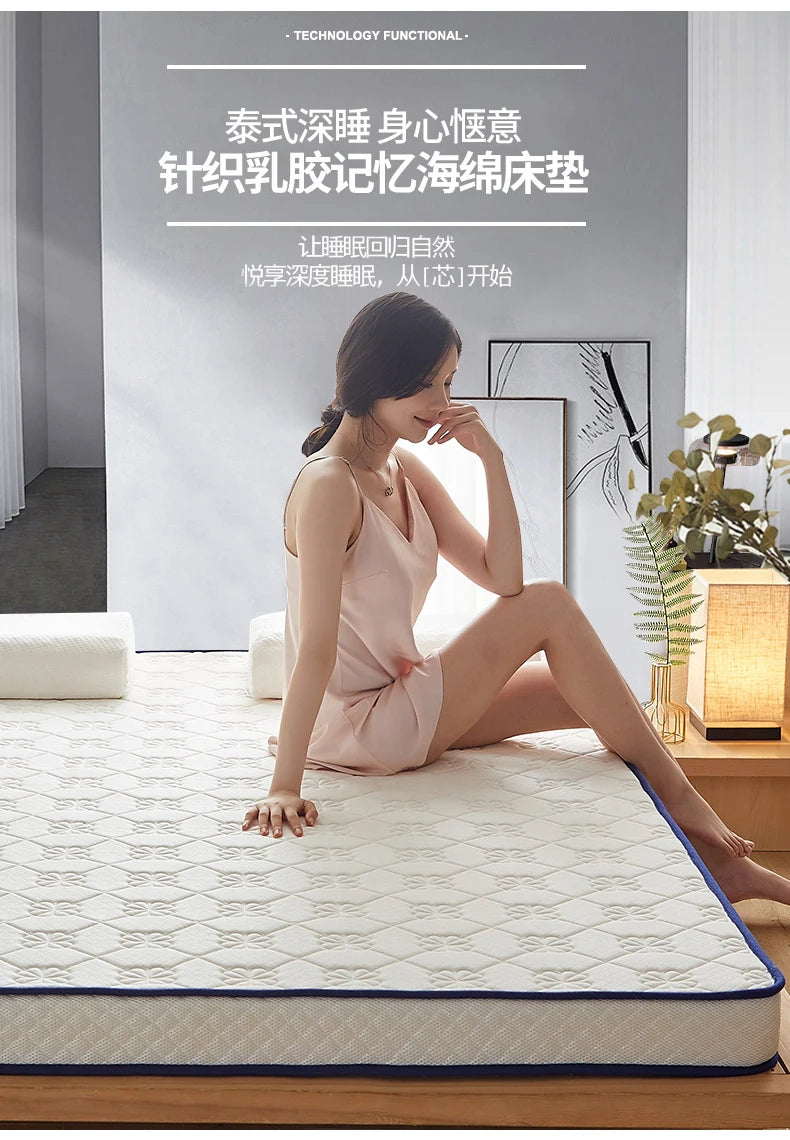 Latex Tatami Matratze Klapp Boden Matte Schlafzimmer Weichen Bequemen Bett Matratze Student Schlafsaal Matten König Königin Twin Voll Größe