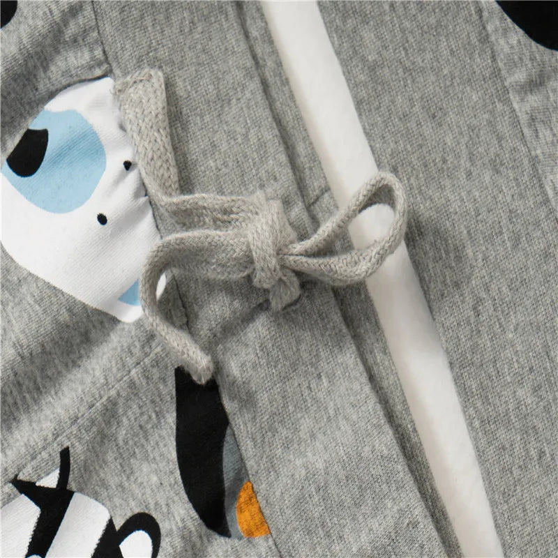   Jumping Meters New Baby Boys Clothing Sets Autumn Winter Cartoon Tiger Printed Cotton Boys Girls Outfit Long Sleeve Shirt Pant.