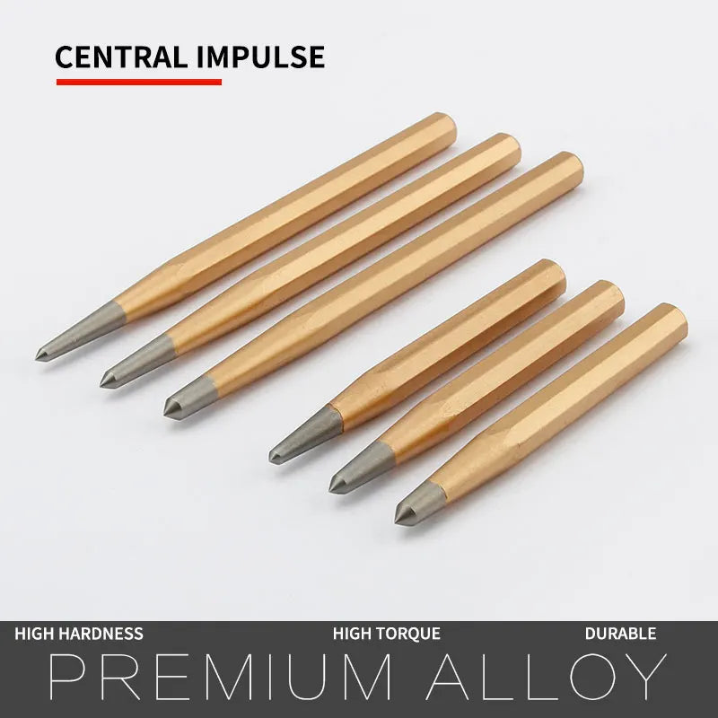 1 Stücke Crv Hohe Härte Mitte Pin Punch Metall Edelstahl Holz Einkerbung Mark Holzbearbeitung Werkzeug Bit 4 5 6mm