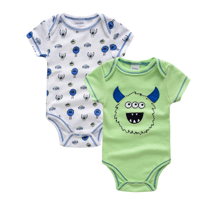 Honeyzone Sommer Baby Kleidung Säuglings Mädchen Strampler Nette Löwe Voller Druck Jungen Bodys 2 teile/satz Trottie Overalls Outfits Боди.